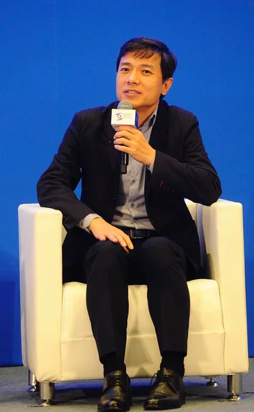 Robin Yanhong Styrelseordförande Och För Baidu Inc Deltar Det Sub — Stockfoto