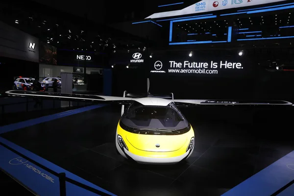 Aeromobil Vtol Concept Flying Car Future Electric Seater Flying Taxi — 图库照片