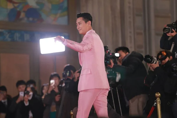 Aktor Korea Selatan Hoon Berpose Saat Tiba Karpet Merah Untuk — Stok Foto