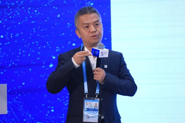 Wang Xiaohui Chief Content Officer Iqiyi Com Attends Sub Forum — 图库照片