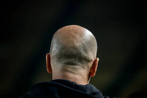 Der Französische Fußball Superstar Und Trainer Zinedine Zidane Beim Eröffnungsspiel — Stockfoto