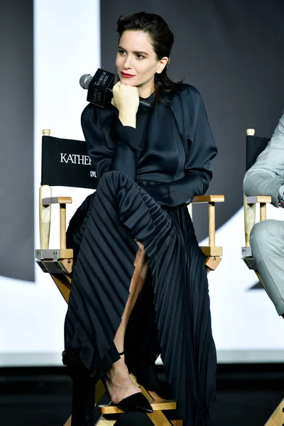 Aktris Amerika Katherine Waterston Menghadiri Konferensi Pers Untuk Film Fantastic — Stok Foto