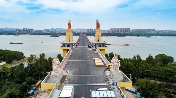 동쪽으로 중국의 2018에에서 혁신을 대교의 브리지 헤드의 — 스톡 사진