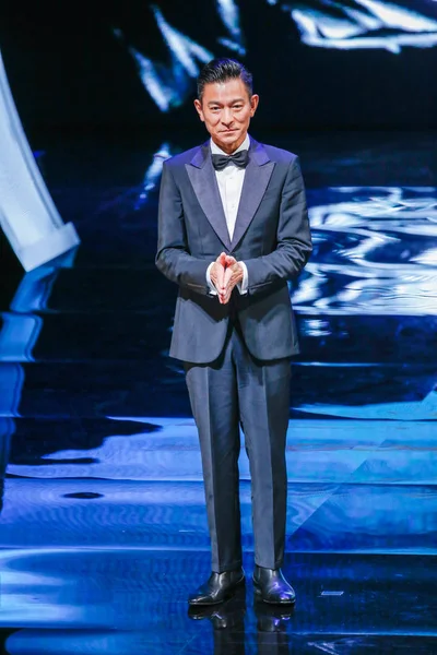 Taiwan Out Actor Cantante Hong Kong Andy Lau Wah Asiste —  Fotos de Stock
