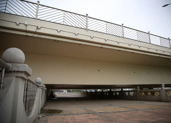Мост Автомобилей Построен Закрытым Пешеходного Перехода Городе Наньнин Провинция Гуанси — стоковое фото