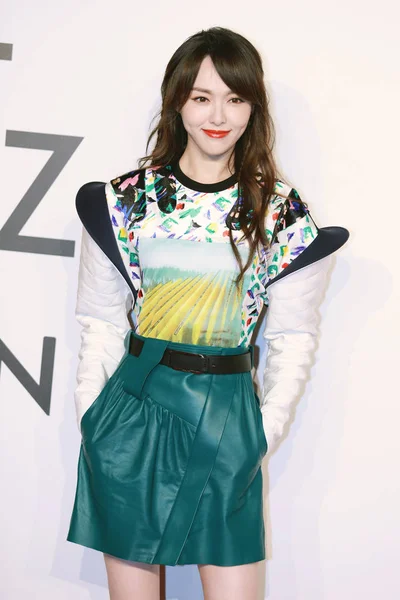 Chinese Actress Tiffany Tang Tang Yan Arrives Louis Vuitton Volez — Stok fotoğraf