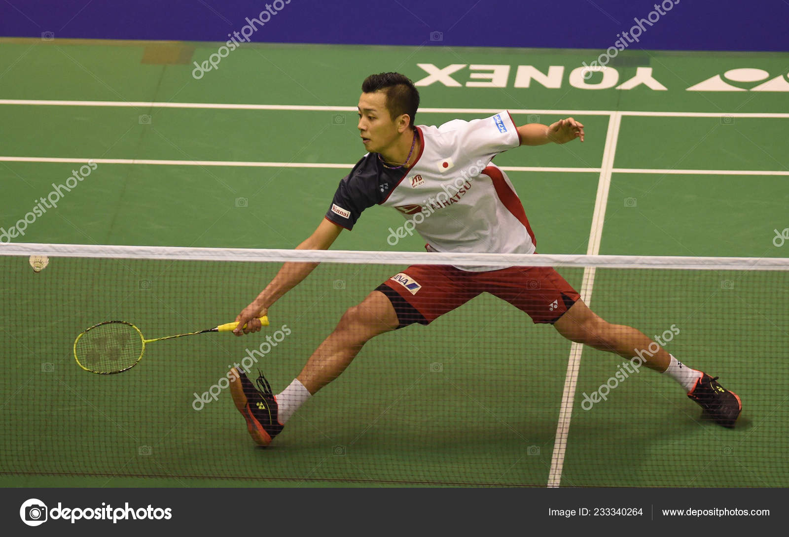 Kenta Nishimoto Japan Returns Shot Son Wan South Korea Final – Stock  Editorial Photo © ChinaImages #233340264