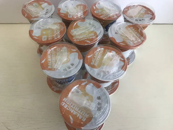Bubuk Rasa Chili Yogurt Ditampilkan Kota Kunming Provinsi Yunnan Tiongkok — Stok Foto