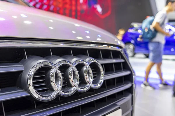 Carro Audi Exibido Durante Shanghai Pudong International Automotive Exhibition 2018 — Fotografia de Stock