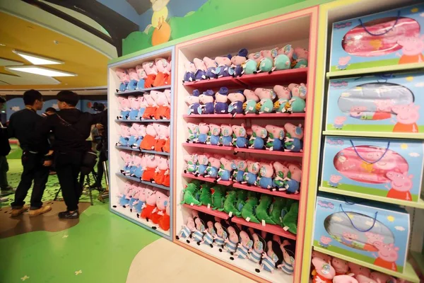 Vista Interior Primeiro Centro Jogos Indoor Peppa Pig Mundo Xangai — Fotografia de Stock