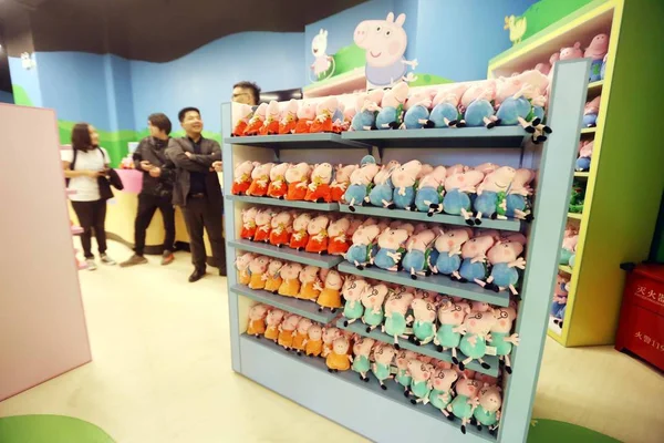 Interior View Van Werelds Eerste Peppa Pig Indoor Playcenter Shanghai — Stockfoto
