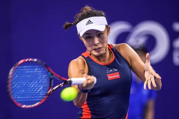 Wang Qiang Della Cina Torna Colpo Daria Kasatkina Della Russia — Foto Stock