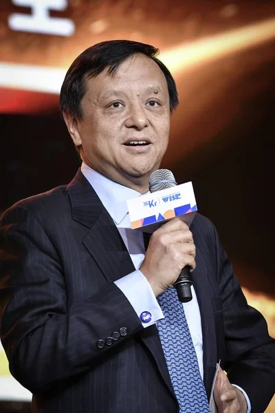 Charles Xiaojia Generální Ředitel Hong Kong Výměn Zúčtování Doručí Projev — Stock fotografie
