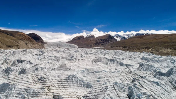 Scenery Glacier Also Called Cuojia Glacier Next Boundary Monument China — Stock Photo, Image