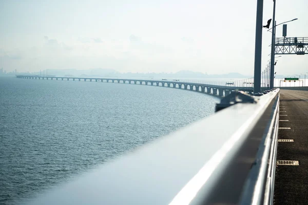 View World Longest Cross Sea Bridge Hong Kong Zhuhai Macao — Stock Photo, Image