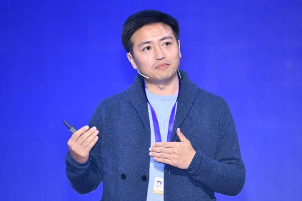 Liu Zihong Chairman Und Ceo Royole Nimmt Unternehmergipfel 2018 Peking — Stockfoto