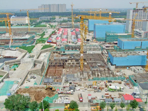 View Staff Housing Construction New Beijing Municipal Government Building Complex — Stock Photo, Image