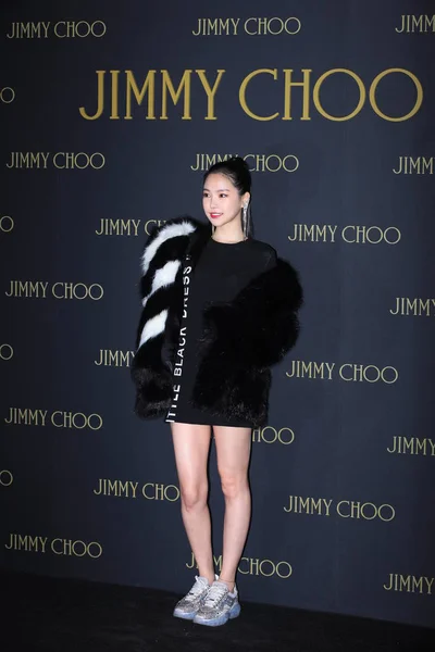 Attrice Cantante Sudcoreana Son Eun Partecipa Evento Promozionale Jimmy Choo — Foto Stock