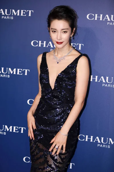 中国女優の李冰冰は 2018 日中国 上海市にショーメのプロモーション イベントを出席します — ストック写真