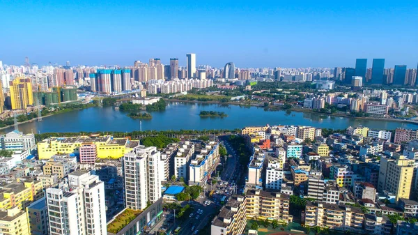 Aerial View Jinhua Urban Village Haikou City South China Hainan — Stock Photo, Image
