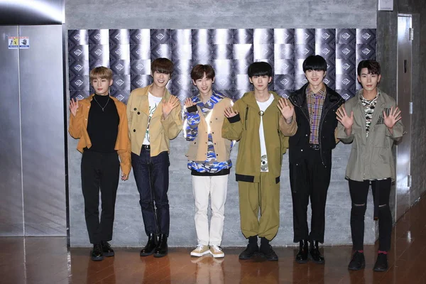 Membros Boy Band Sul Coreana Tst Anteriormente Conhecida Como Top — Fotografia de Stock