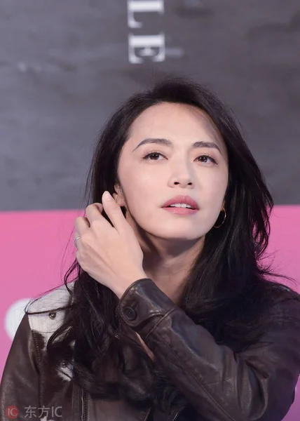 Kínai Színésznő Yao Chen Részt Vesz Egy Sajtótájékoztatón Film Vesztett — Stock Fotó