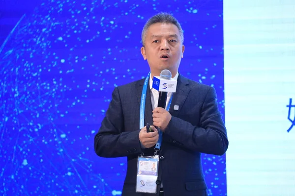 Wang Xiaohui Chief Content Officer Iqiyi Com Attends Sub Forum — 图库照片