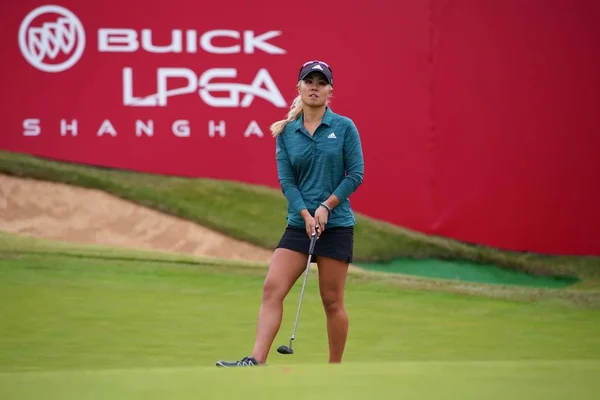 Danielle Kang 2018 Buick Lpga Şangay Shanghai Qizhong Bahçe Golf — Stok fotoğraf