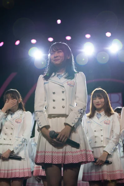 Członków Idol Chiński Dziewczyna Grupy Zespołu Akb48 Oficjalny Siostra Grupy — Zdjęcie stockowe