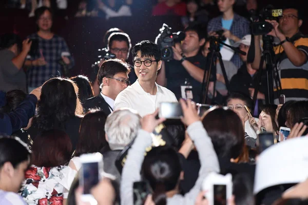 Ator Sul Coreano Cha Seung Won Participa Evento Reunião Fãs — Fotografia de Stock