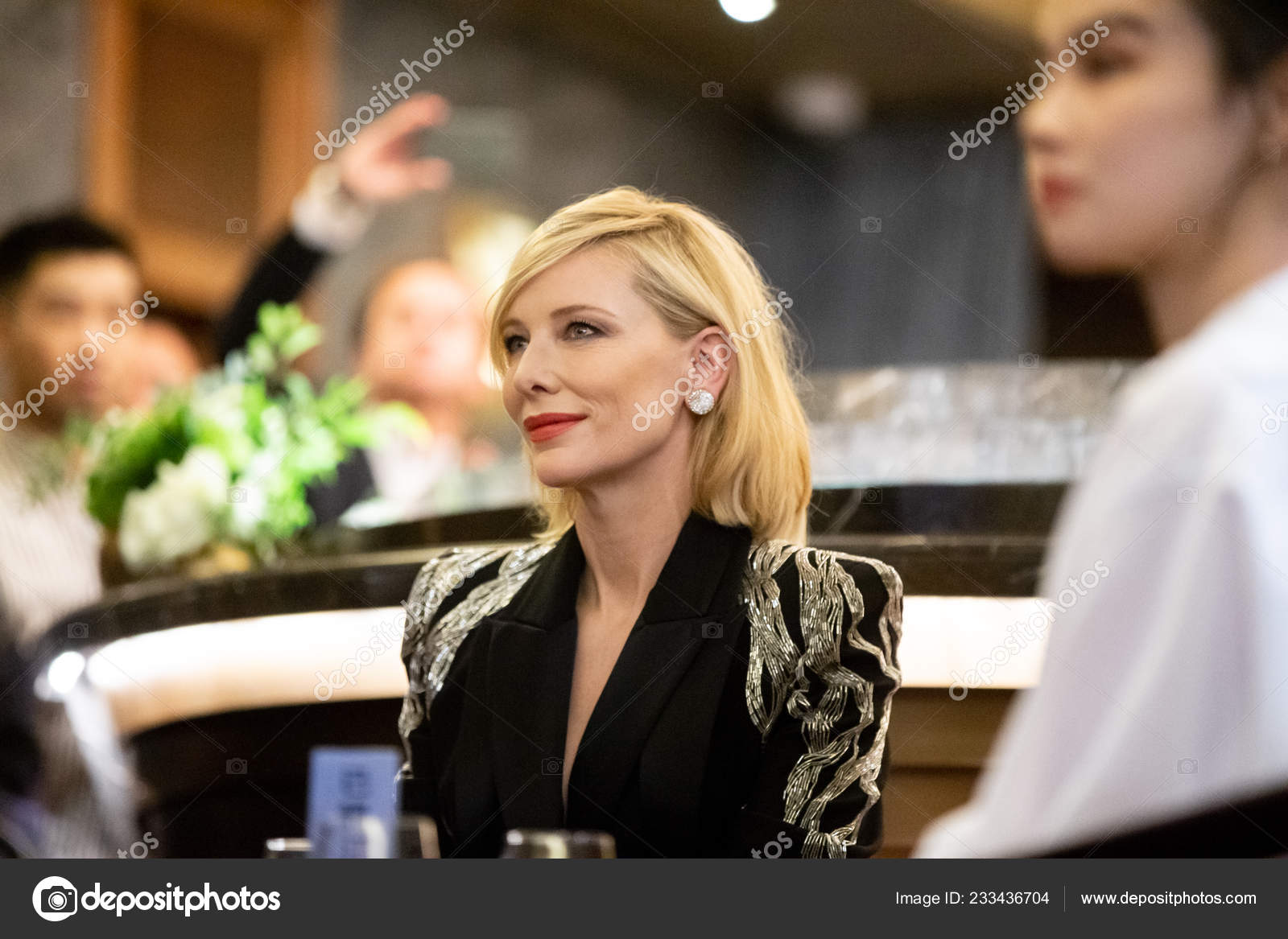 Australian Actress Cate Blanchett Attends Promotional Event Iwc Shanghai China Stock Editorial Photo © ChinaImages