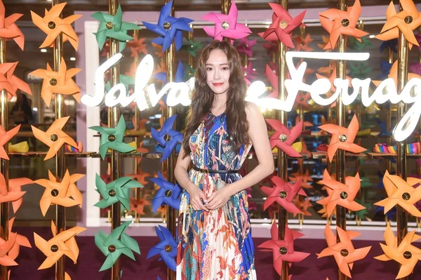 Cantante Actriz Surcoreana Jessica Jung Soo Yeon Asiste Evento Promocional — Foto de Stock