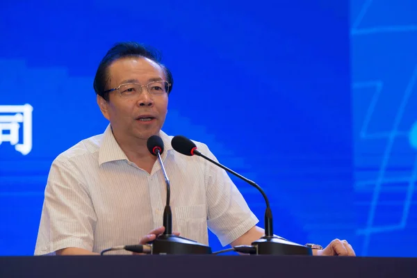 Lai Xiaomin Former Chairman China Huarong Asset Management Attends Forum — Stock Photo, Image
