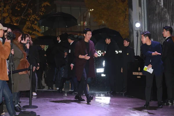 韓国の人気俳優チョン Hae のヴァシュロン コンスタンタン ソウル 南朝鮮でのプロモーション イベントに出席 2018 — ストック写真