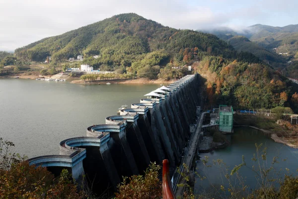 Landscape Foziling Dam Help Local Residents Who Had Been Suffering — Stock Photo, Image