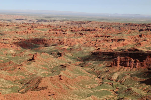 Scenery Pingshanhu Grand Canyon One World Five Canyons Zhangye City — стоковое фото