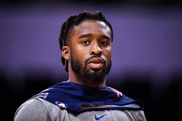 Wesley Matthews Dallas Mavericks Bir Eğitim Oturumu Shenzhen City Güney — Stok fotoğraf