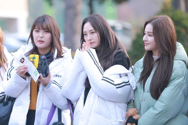 Güney Koreli Kız Grubu Momoland Üyeleri Ahin Seul Deki College — Stok fotoğraf