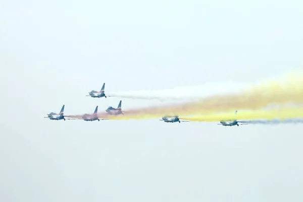 August 1St Aerobatics Team Perform Training Session Preparation 12Th China — Stock Photo, Image