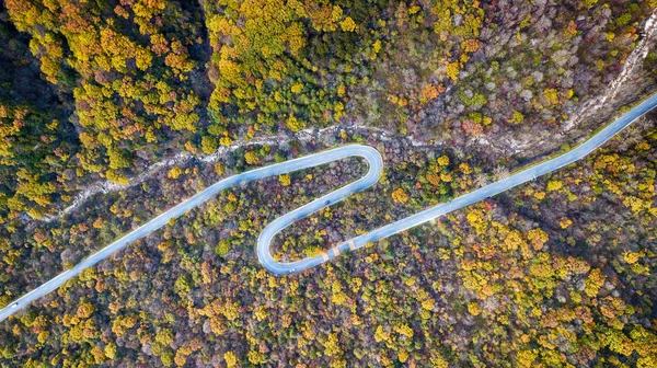 Aeria Pohled Qinské Hory Známé Jako Národní Central Park Xijově — Stock fotografie