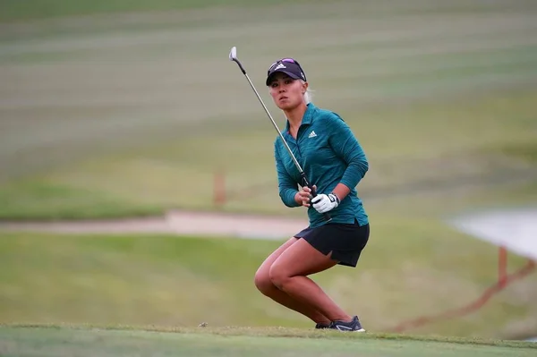 Danielle Kang 2018 Buick Lpga Şangay Shanghai Qizhong Bahçe Golf — Stok fotoğraf