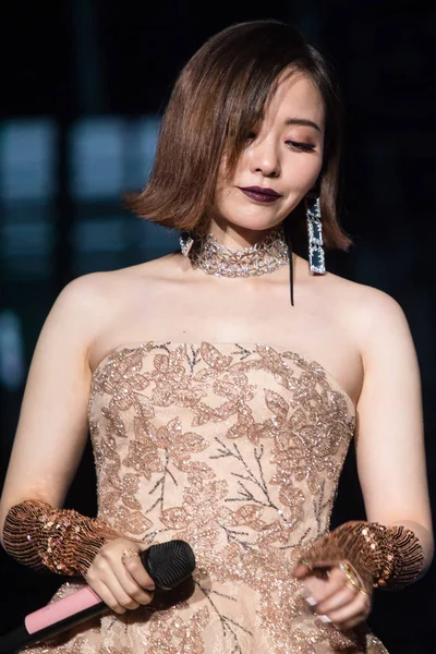 Cantante China Zhang Liangying Más Conocida Como Jane Zhang Actúa —  Fotos de Stock