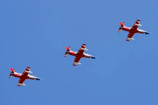 Les Avions Chinois Équipe Voltige Aérienne Hongying Est Dire Red — Photo