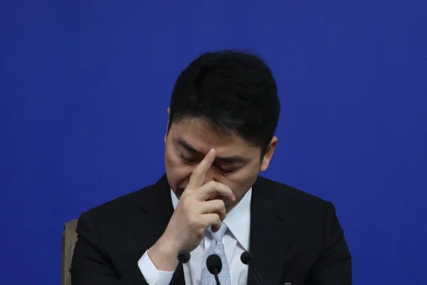 Richard Liu Qiangdong Presidente Ceo Varejista Online Com Participando Uma — Fotografia de Stock