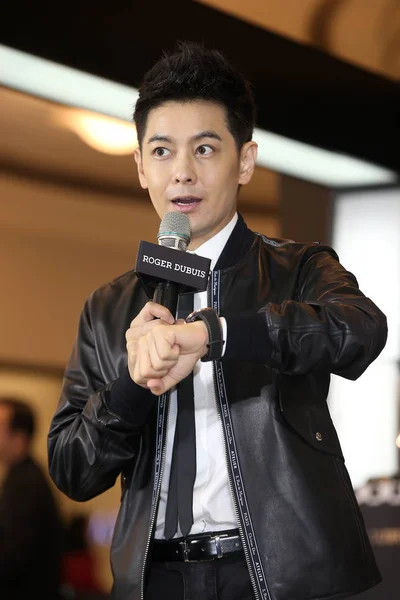 Taiwanese Zanger Acteur Jimmy Lin Het Bijwonen Van Een Mode — Stockfoto