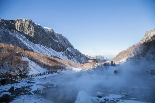 Landschaft Glühender Wolken Vom Paektu Berg Oder Changbai Berg Der — Stockfoto