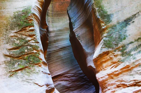 View Towering Ravines Ganquan Yucha Canyon Dubbed China Antelope Canyon — Stock Photo, Image