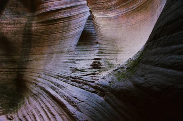 Вид Возвышающиеся Ущелья Каньона Ганьцюань Юйча Названного Каньоном Антилопы Китая — стоковое фото