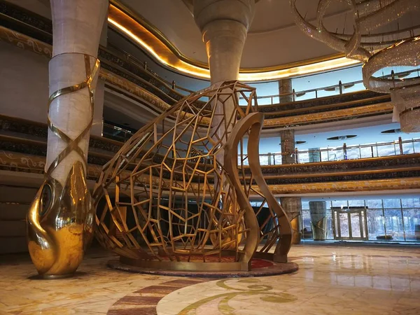 Uma Vista Interior Hotel Favos Mel Cidade Nanjing Leste Província — Fotografia de Stock