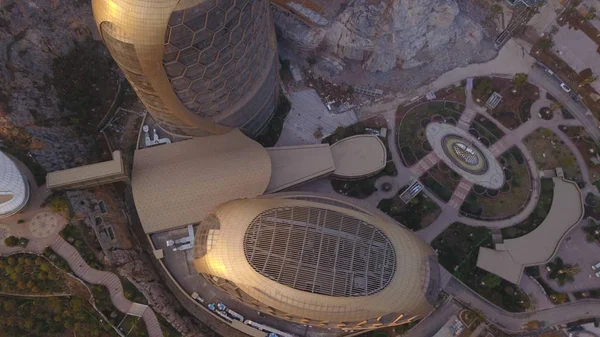 Una Vista Aérea Hotel Panal Ciudad Nanjing Provincia Jiangsu Este — Foto de Stock